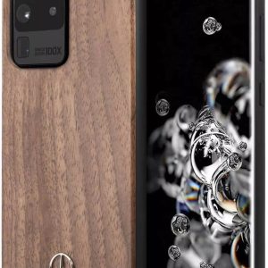 Genuine Mercedes Real Wood Impact Pritection Cover Case Samsung Galaxy S20 Ultra