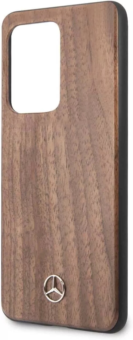 Genuine Mercedes Real Wood Impact Pritection Cover Case Samsung Galaxy S20 Ultra - Image 5