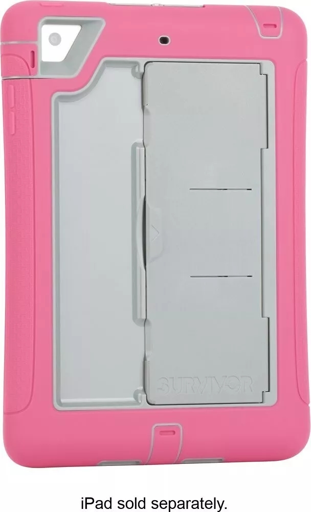 Genuine Griffin Survivor Slim Impact Case for iPad Mini 2 Mini 3 Pink Grey - Image 3