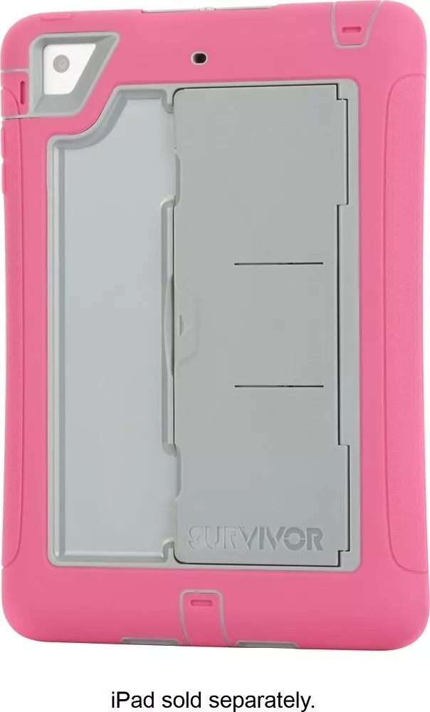 Genuine Griffin Survivor Slim Impact Case for iPad Mini 2 Mini 3 Pink Grey - Image 4