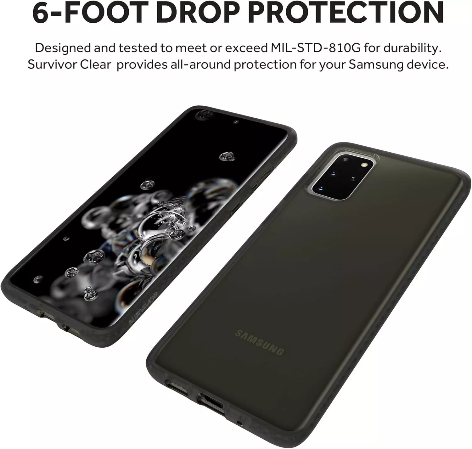 Genuine Griffin Survivor Impact Protection Case Samsung Galaxy S20 Ultra Clear - Image 5