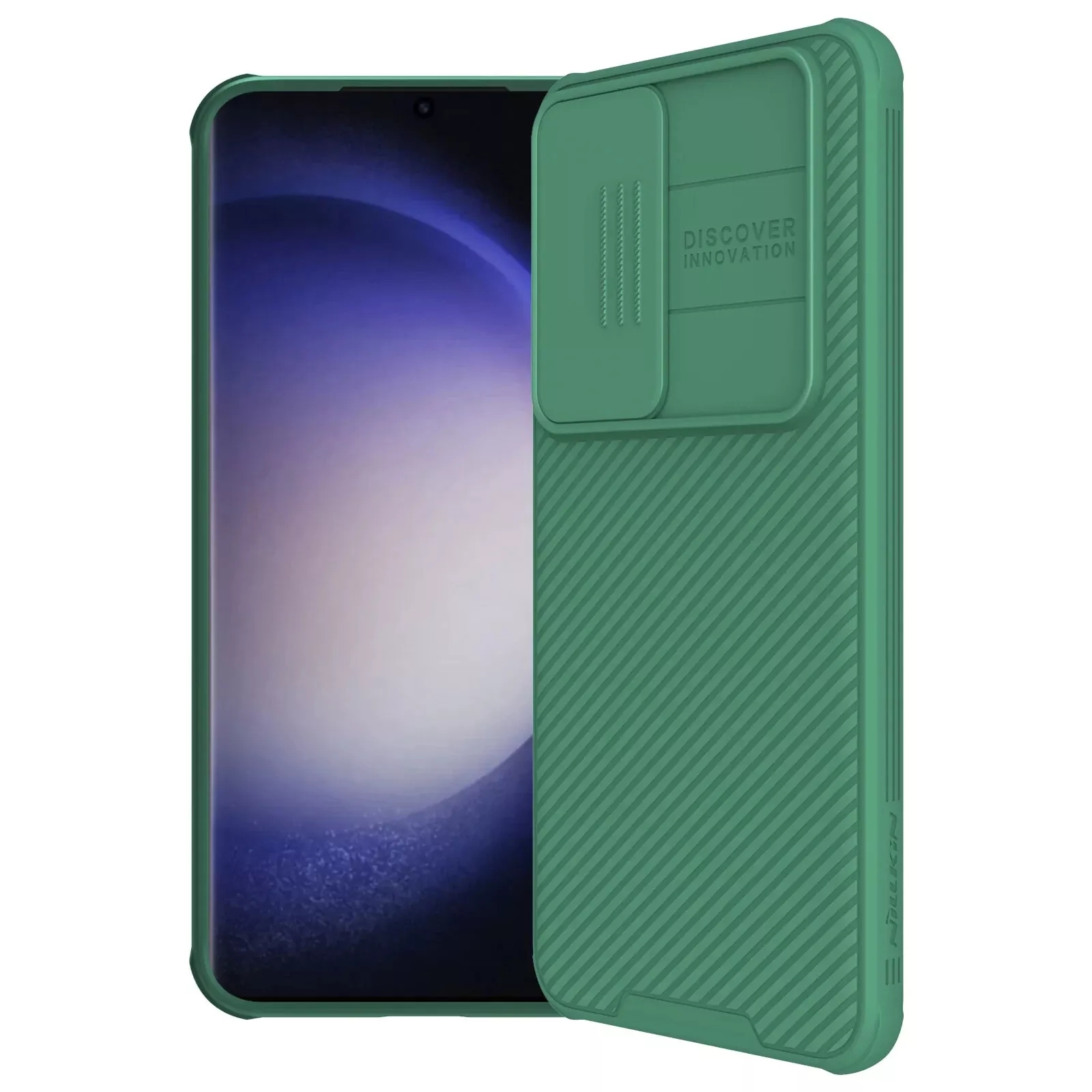 Nillkin CamShild Pro Impact Case for Samsung S24 Green Camera Protection