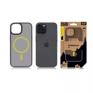 Tactical MagForce Hyperstealth Military Impact 2.0 Cover iPhone 15 Black/Yellow