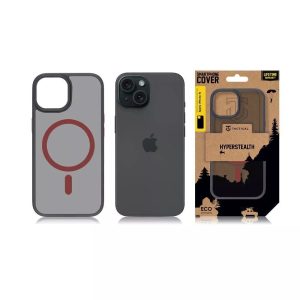 Tactical MagForce Hyperstealth Military Impact 2.0 Cover iPhone 15 Black/Red