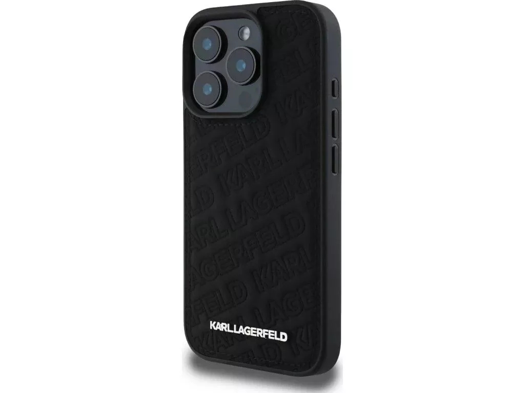 Genuine Karl Lagerfeld Quilted Metal Logo Impact Case Apple iPhone 16 Pro Max - Image 3