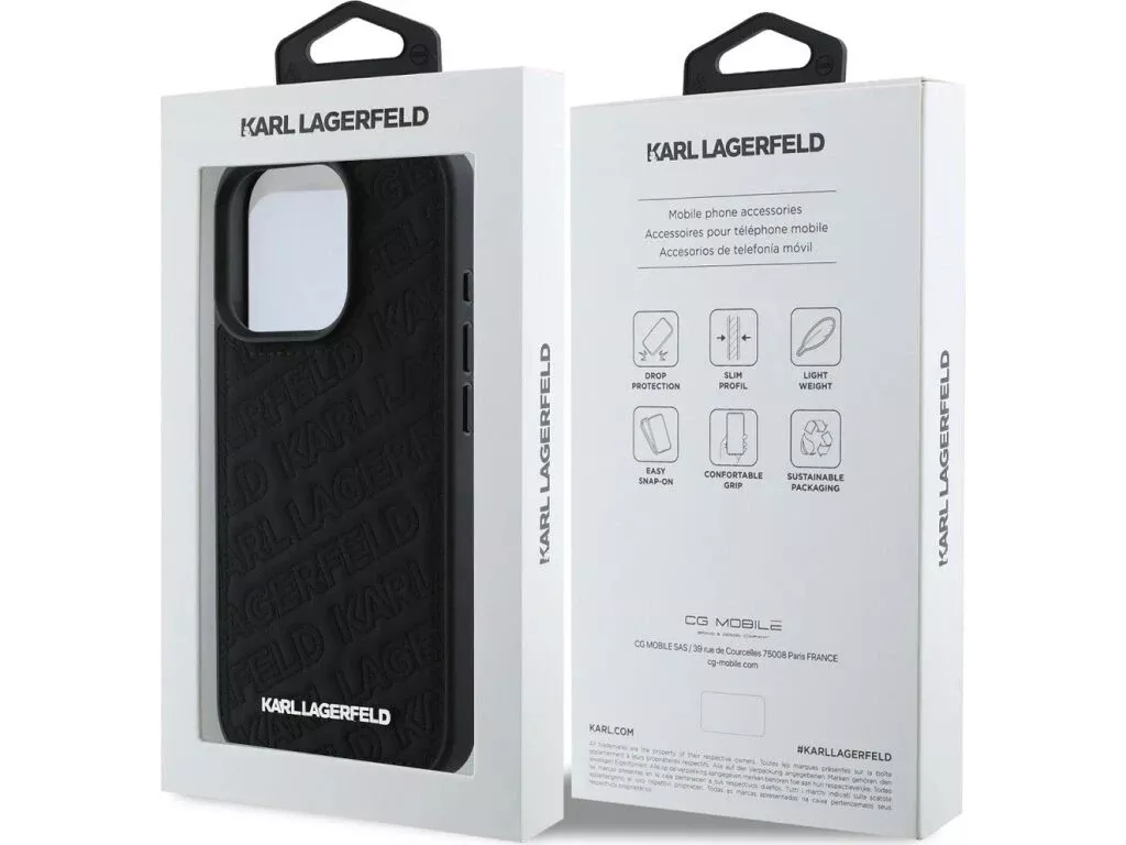 Genuine Karl Lagerfeld Quilted Metal Logo Impact Case Apple iPhone 16 Pro Max - Image 6