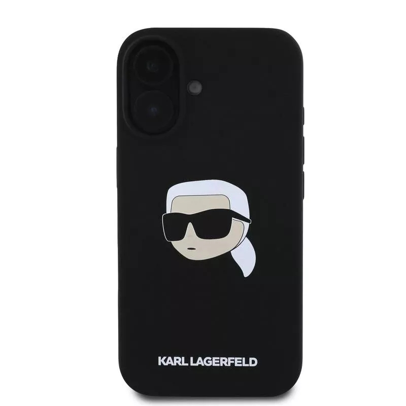 Genuine Karl Lagerfeld Karl Headprint Magsafe Impact Case iPhone 16 Black - Image 2