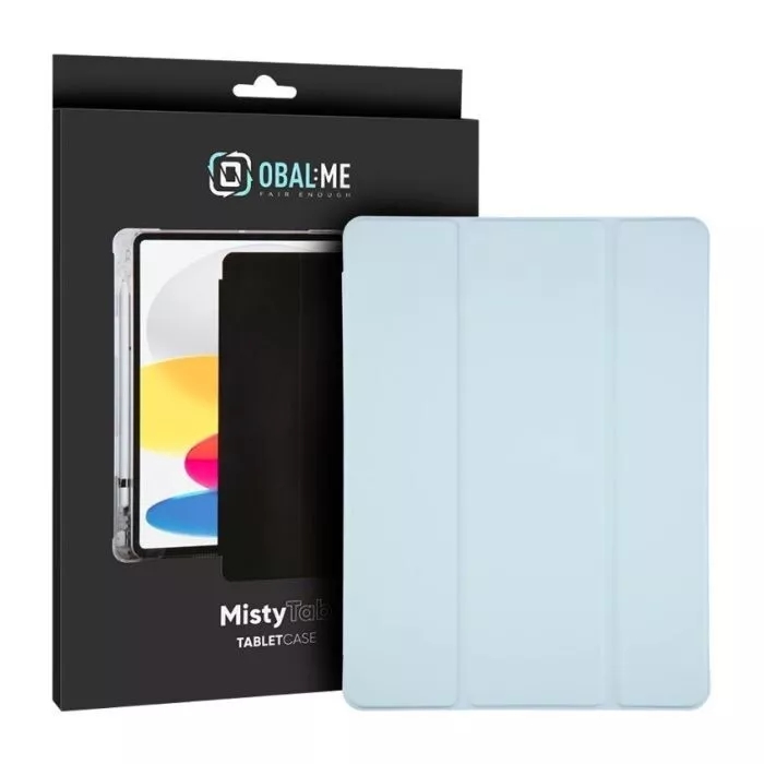 OBAL:ME Blue Leather Style Stand Impact Case For iPad 10.2" 2021 / 2020 / 2019