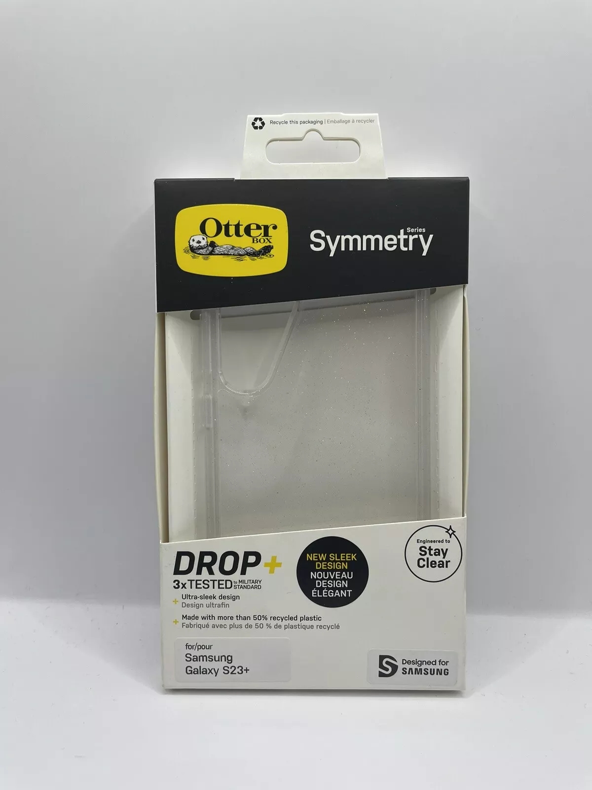 Genuine OtterBox Clear Glitter Case For Samsung Galaxy S23 Plus (77-91209)