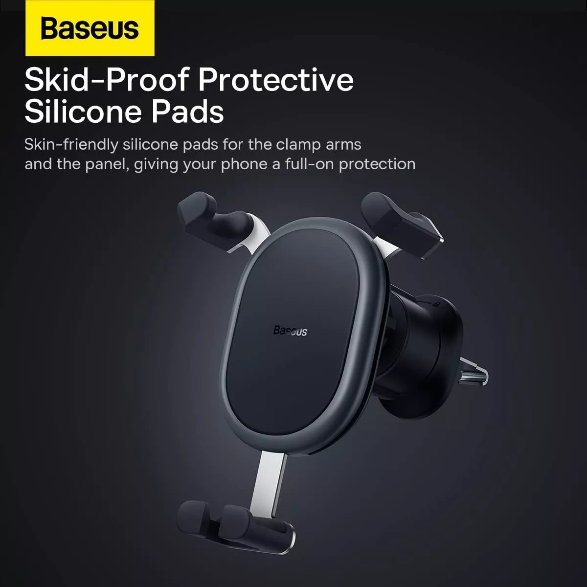 Baseus Car Air Vent Mount Holder Alluminum Gravity Universal Holder - Image 2
