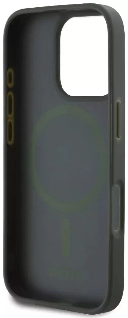 DKNY Leather Repeat Pattern Stack Logo MagSafe Case for iPhone 16 Pro - Image 7