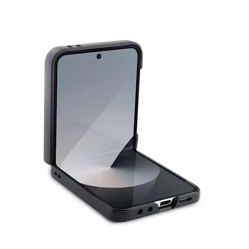 Genuine Guess Giltter 4G Metal Logo Case Cover For Samsung Galaxy Z Flip 6 Pink - Image 4