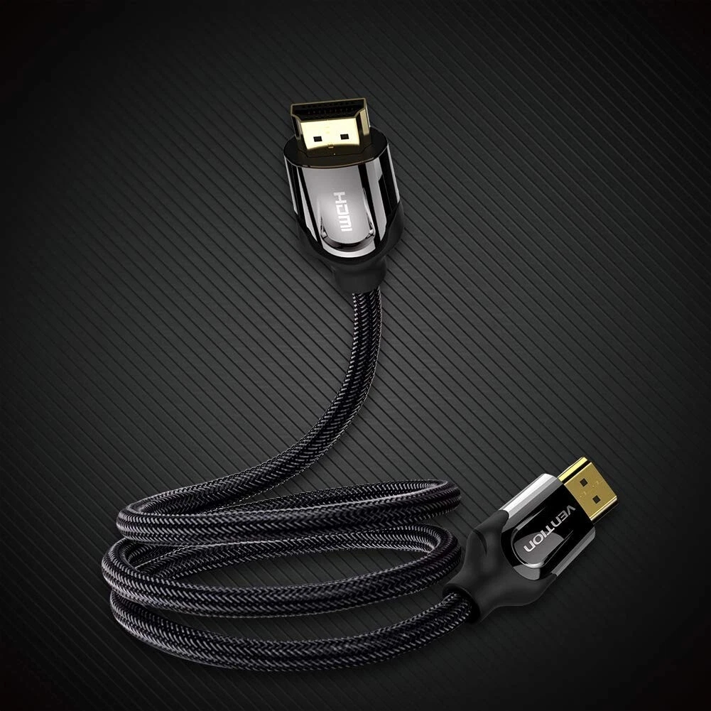 4K HDMI CABLE 2.0 HIGH SPEED PREMIUM GOLD PLATED BRAIDED LEAD 2160P 3D HDTV 8m - Image 11