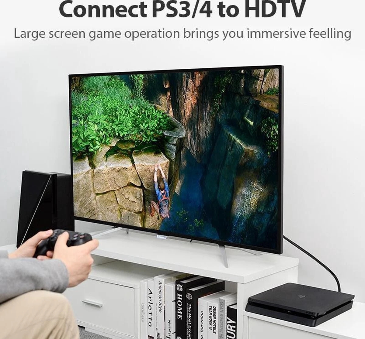 4K HDMI CABLE 2.0 HIGH SPEED PREMIUM GOLD PLATED BRAIDED LEAD 2160P 3D HDTV 8m - Image 19