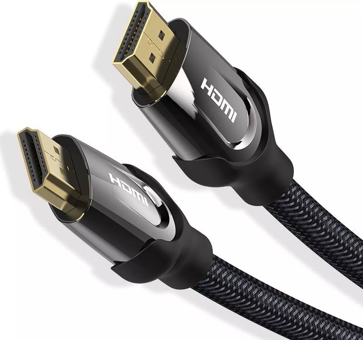 4K HDMI CABLE 2.0 HIGH SPEED PREMIUM GOLD PLATED BRAIDED LEAD 2160P 3D HDTV 2m - Image 4