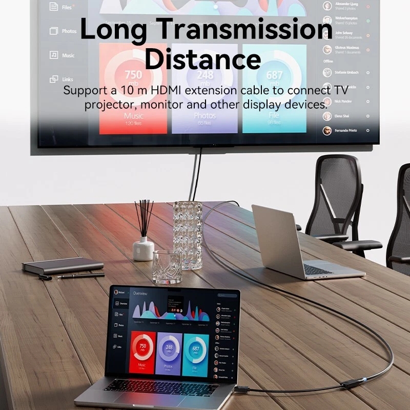 4K Display Port DP To HDMI Female Cable Adapter Converter Display Port for HDTV - Image 6