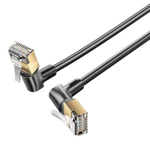 RJ45 Ethernet Network LAN Cable Cat5e Right Angled Patch Lead Internet 2m-5m