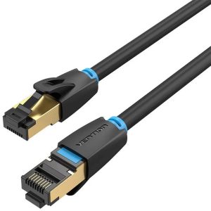 CAT 8 SFTP RJ45 Ethernet 40Gbps 5m Cable Black Fast Internet Cable