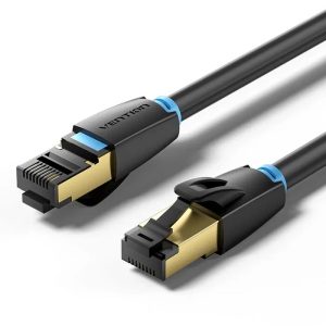 Cable RJ45 Ethernet Cat.8 40Gbps 2000Mhz High Speed SFTP Vention 1.5m Black
