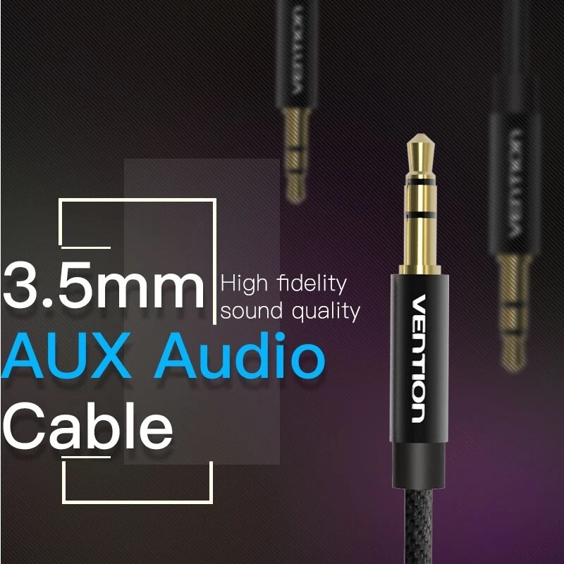 Headphone Aux Cable Audio Lead 3.5mm Jack to Jack Stereo PC Car Male 1m to 1.5m - Image 5