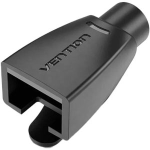 Pack Of 50 Black Colour RJ45 Snagless Network Cable Plug Hoods Boots CAT5e CAT6