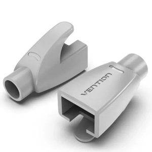 Pack Of 50 Grey Colour RJ45 Snagless Network Cable Plug Hoods Boots CAT5e CAT6