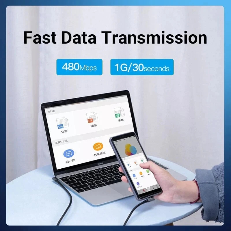 90 Degree Double End Right Angle PD 100W Fast Charging USB C to USB Type C Cable - Image 8