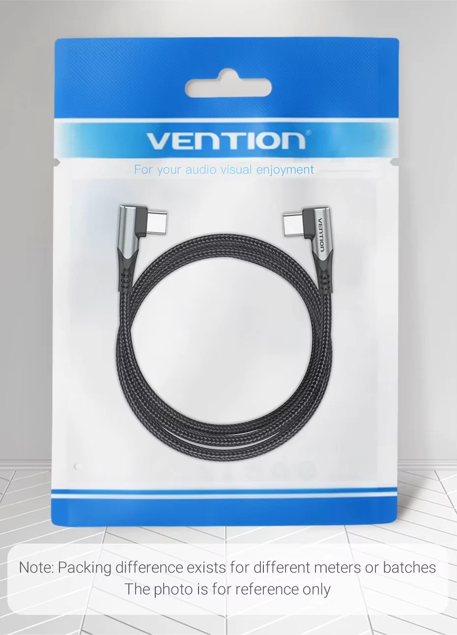 90 Degree Double End Right Angle PD 100W Fast Charging USB C to USB Type C Cable - Image 13