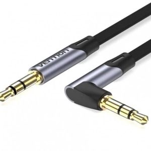 Right Angled Aux Headphone Cable Audio Lead 3.5mm Jack Male to Male PC Car 2m
