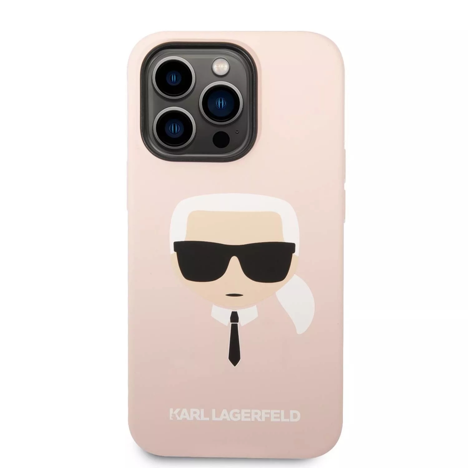 Genuine Karl Lagerfeld Karl Head MagSafe Silicone Case For iPhone 14 Pro Pink - Image 3