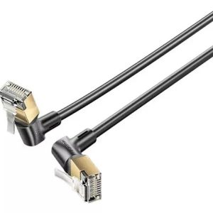 Cat8 Ethernet Cable RJ45 40GBPS Network Gold Right Angle LAN Lead SSTP Patch 5m