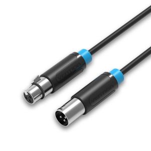 XLR Extension Lead Male Female Cable Plug Socket Microphone Mic Speaker 2 Meter