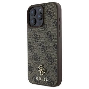 Genuine Guess Triangle Logo Impact Protection Case For Apple iPhone 16 Pro Max