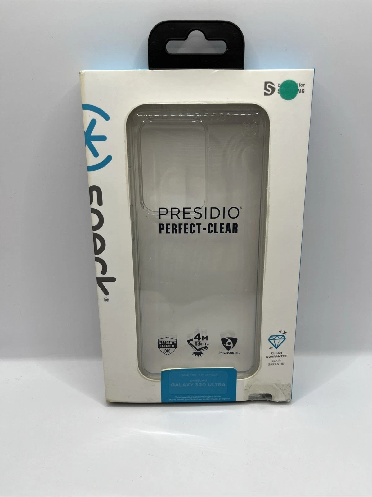 Speck Products Presidio Perfect-Clear Samsung Galaxy S20 Ultra Case, Clear/Clear