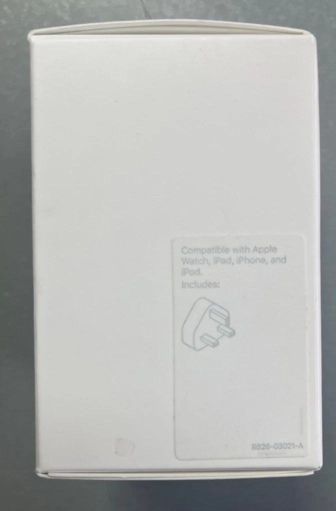 Genuine Charger Plug (A2167) for Apple iPhone iPad Official Retail Packed 12W - Image 4